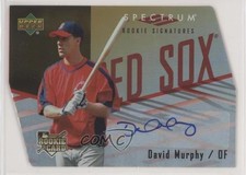 2007 Spectrum Rookie Signatures Gold Die-Cut /50 David Murphy #111 Auto 0c2