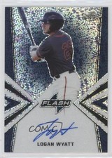 2019 Leaf Flash Blue 48/50 Logan Wyatt #BA-LW1 Auto 0t3l