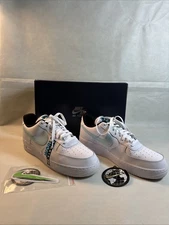 Nike Air Force 1 '07 LV8 Worldwide Pack - Glacier Blue Size 12 EXCELLENT COND.