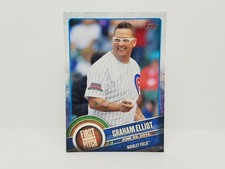 2015 Topps #FP-10 Graham Elliot, Celebrity Chef (Cubs) - First Pitch Insert