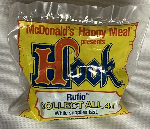 Vintage 1991 Hook The Movie McDonalds Happy Meal Rufio Wasserspritzer Spielzeug VERSIEGELT - Bild 1 von 3