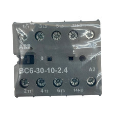 ABB Contactor BC6-30-10-2.4 BC Series 3 Pole Contactor W/ 1 Auxiliary Contact