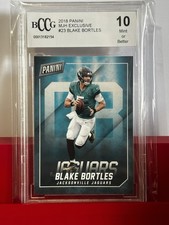 Panini 2018 MJ Holding Exclusive Blake Bortles #23 BCCG 10 Jacksonville Jaguars