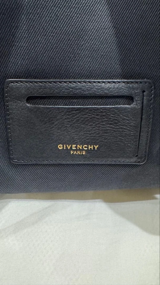 Givenchy Leather Canvas Rucksack Backpack Men Size 34x47x14 Used - Image 3 of 4