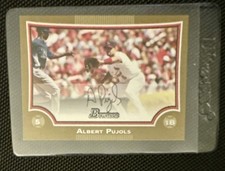 Albert Pujols #2 2009 Bowman Gold St. Louis Cardinals