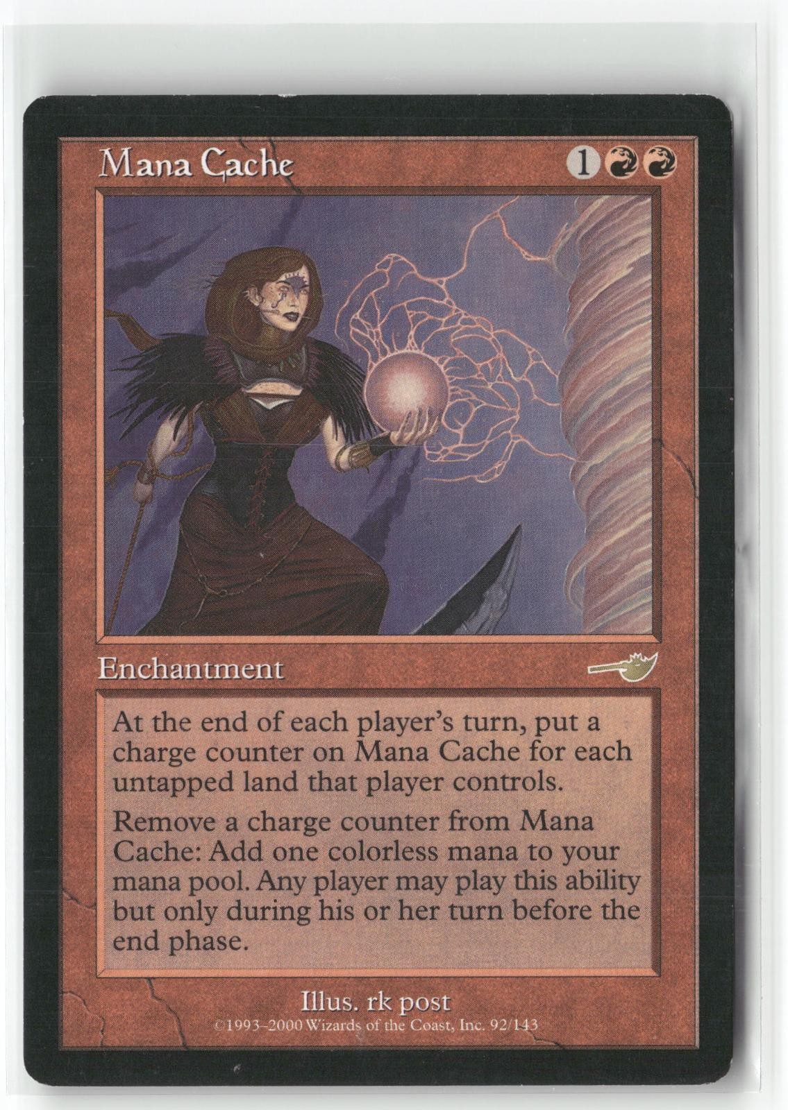 Mana Cache 92 Rare Nemesis Magic: The Gathering Lightly Played