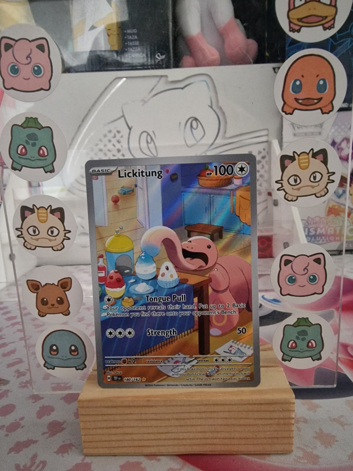Pokémon TCG Lickitung Temporal Forces 180/162 Illustration Rare NM