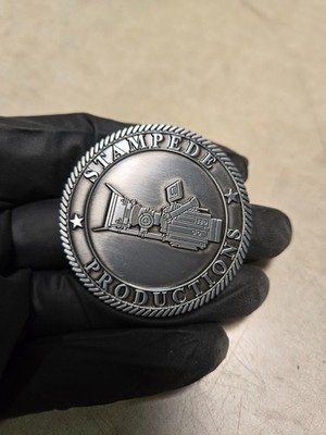 Rare Stampede Production Us Customs and Border Protection Challenge Coin