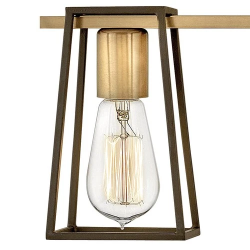 Hinkley Filmore 24" Wide Heritage Brass 3-Light Bath Light - Picture 4 of 7