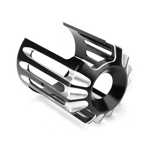 CNC Ölfilter FILTER Abdeckung für Harley Touring Road King Street Glide Schwarz - Picture 5 of 10
