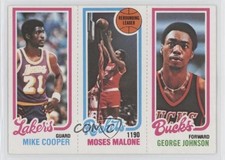 1980-81 Topps Michael Cooper Moses Malone George Johnson #148-103-137 HOF l0x