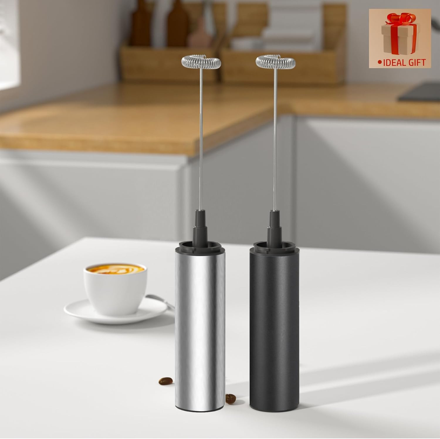 Montalatte ricaricabile, potente caffè portatile ricaricabile per L