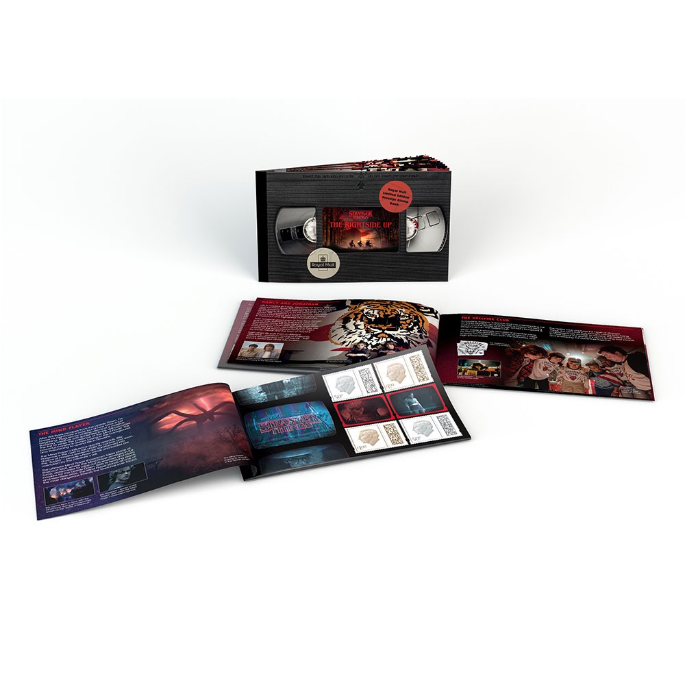 Stranger Things Stamps Limited Edition Prestige Stamp Book from Royal Mail