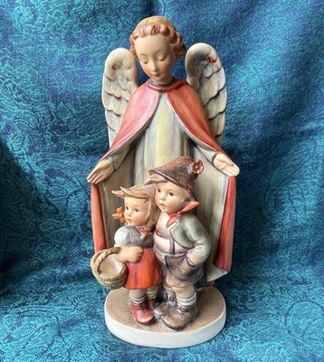 Rare Vintage Hummel TMK-3 ''Heavenly Protection'' Figurine Goebel Guardian Angel
