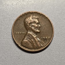 1 Cent 1959 D Very Good Condition Coin United States Of America 