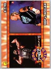 1999 Topps WCW/nWo Nitro S8 DDP vs Hogan Stickers
