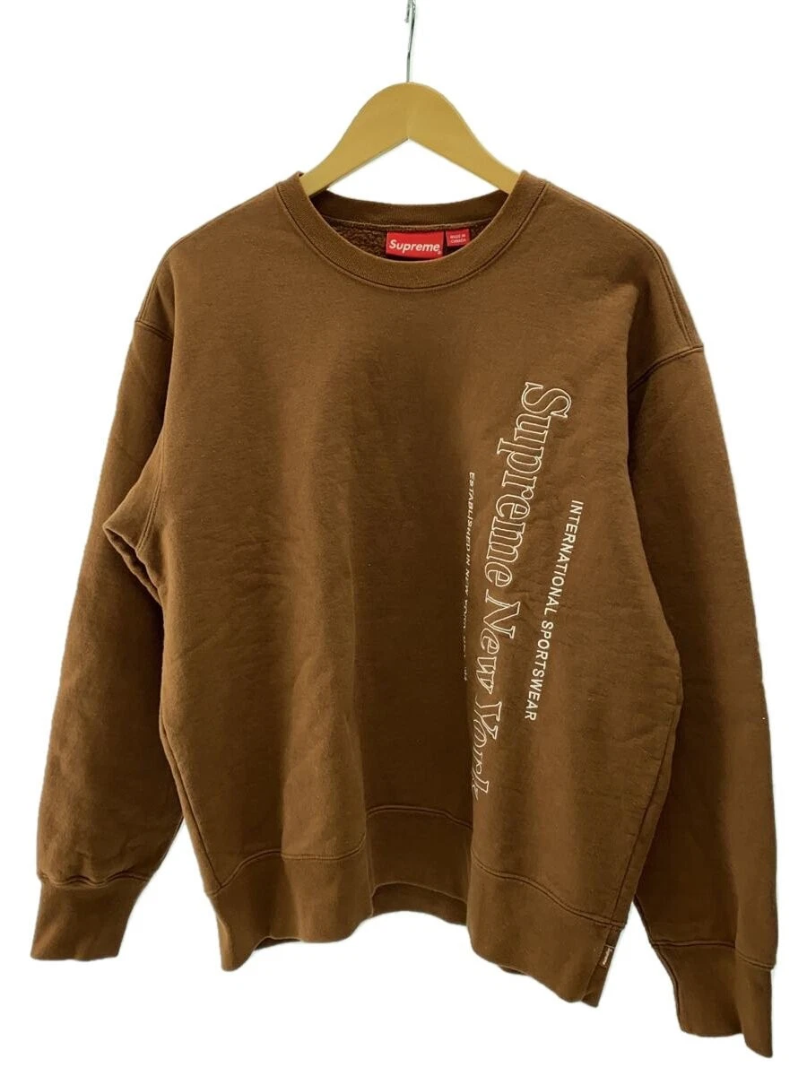 Sweat Supreme COU RAS DU COU MARRON M occasion