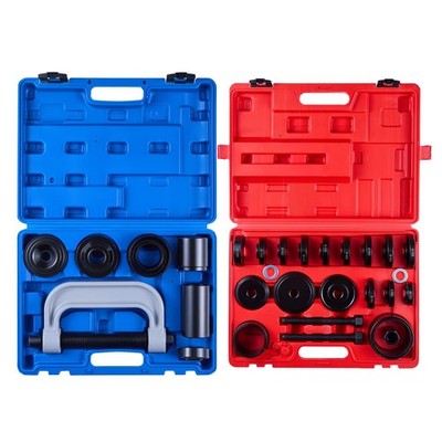 Bearing Press Kit, 10+24 Pcs, 2 in 1 Ball Joint Press & Wheel Bearing Puller Kit