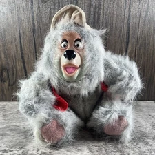 Vintage Disney Rubber Face Plush Country Bear Jamboree Big Al Bear 9"
