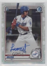 Leonel Valera Bowman Chrome 2020 Refractor /499 Auto