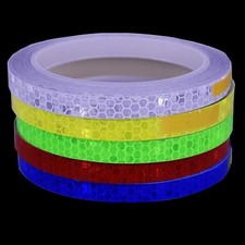 LiXiongBao 5 Pack Reflective Tape Outdoor Safety Warning Lighting Sticker