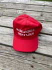 2x Lot Vintage 2016 MAGA Hat Genuine Cali-Fame Made USA Red Camo Orange Trump — photo 10