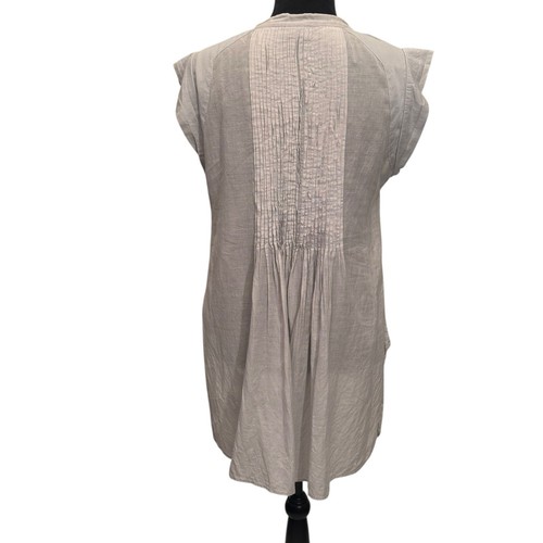 By Malene Birger Hinano Light Grey Cotton Tunic Tie Blouse EU Size 36/US Size 2 - Bild 3 von 20