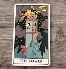 La Tour Tarot Sorcière Moderne Lisa Sterle Remplacement Éphémère Carte Unique Uniquement