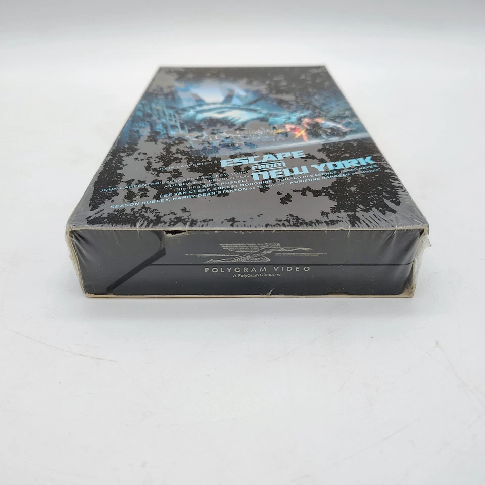 Escape from New York (VHS, 1998) Rare PolyGram 1981 Carpenter/Russell New Sealed - Imagem 2 de 4