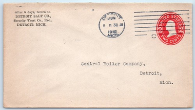 #ad #ad Detroit Salt Co Michigan Postal Cover MI $13.99
