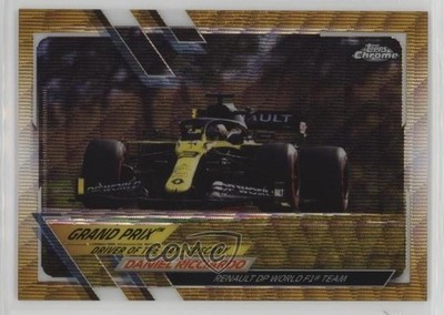 2021 Topps Chrome Formula 1 Gold Wave Refractor /50 Daniel Ricciardo #162 1f8v