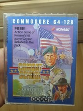 CCOMMODORE 64 ORIGINAL GAME ON COLLECTIBLE CASSETTE COMBAT SCHOOL GAME image
