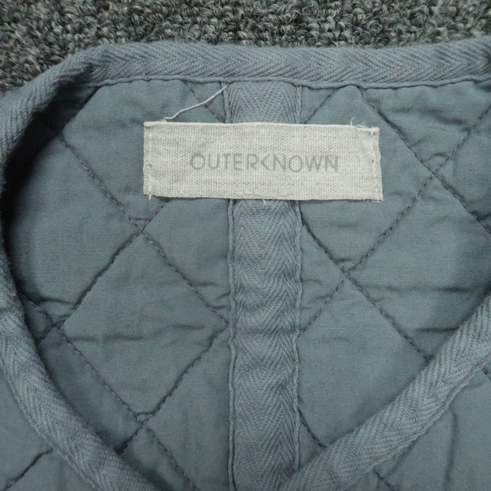Outerknown Jacket Mens Extra Small Gray Blue Open… - image 3