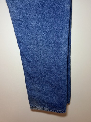 CARHARTT Jeans Mens 38X32 Fleece Lined Denim Work Pants Pre Owned - Picture 5 of 18