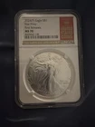 2024(P) American Silver Eagle Star Privy NGC MS70 First Releases Red Book Label