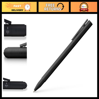 Sleek Black Matte Rollerball Pen - Smooth Writing, Ergonomic Design, Perfect Gif