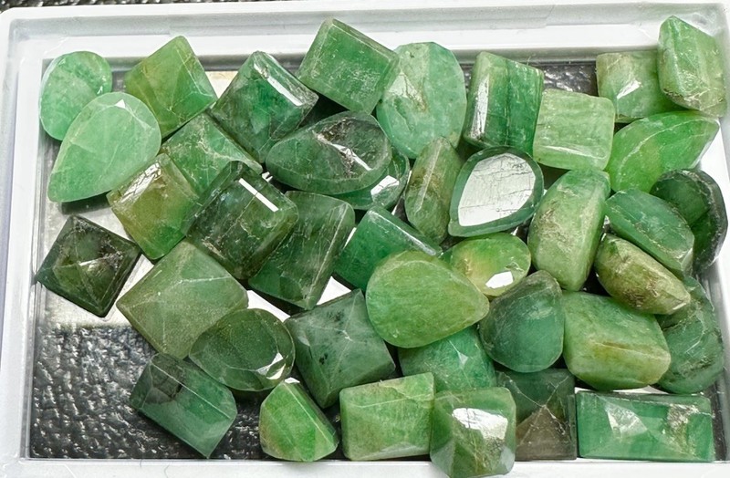 💎 Natural 🌎 Mixed Shape Emeralds Lot 58.71ct Tw No Reserve