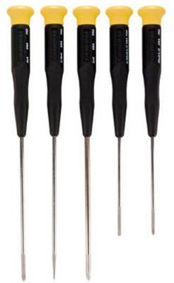 General Tools Mfg 700 5-Piece Screwdriver Set With Ergonomic Handles