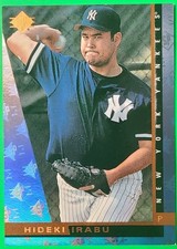 1997 Upper Deck SP Baseball Card #184 Hideki Irabu RC Rookie NY Yankees NM. rookie card picture