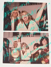 OZZY OSBOURNE MOTLEY CRUE 2 VINTAGE PHOTO OG TOMMY LEE METAL HEAVY BLACK SABBATH
