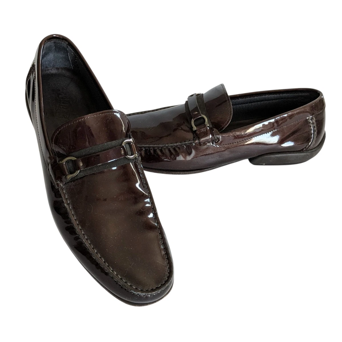 Salvatore Ferragamo Loafer Patent Leather Casual Shoes for  display picture 2