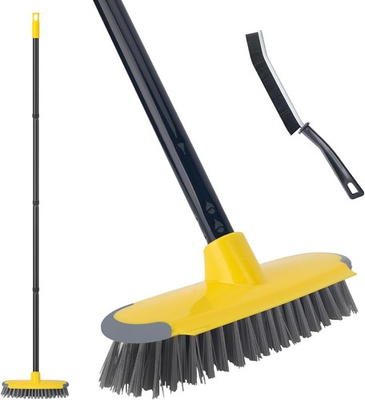 #ad 50#x27;#x27; Long Handle Scrub Brush for Patio Concrete Boat Garage Carpet $31.92