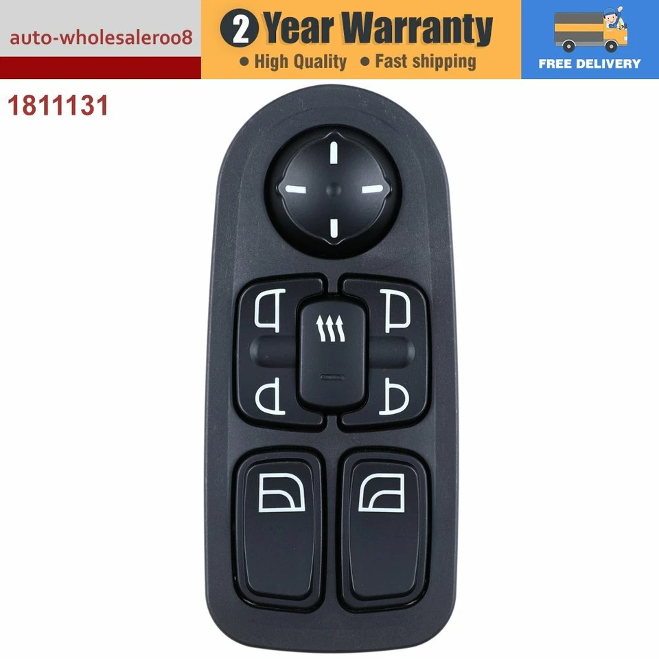 1811131 NEW Electric Master Power Window Switch Fits For DAF CF/XF Series - Image 2 of 4