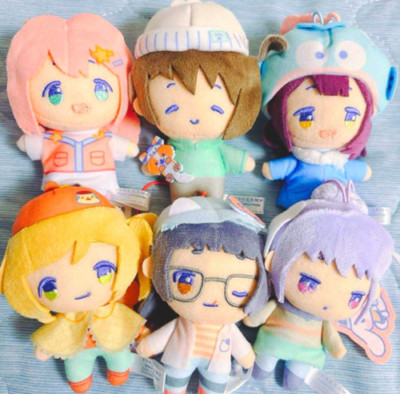 Laid-Back Camp Sanrio Characters Plush Mascot set of 5