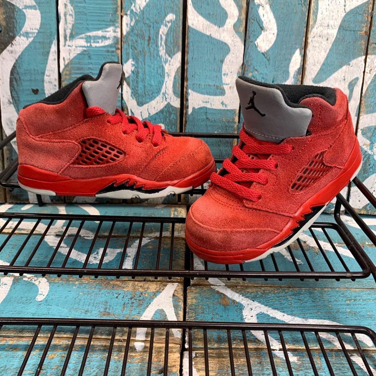 Air Jordan 5 V Retro Raging Bull University Red Suede 440890-602