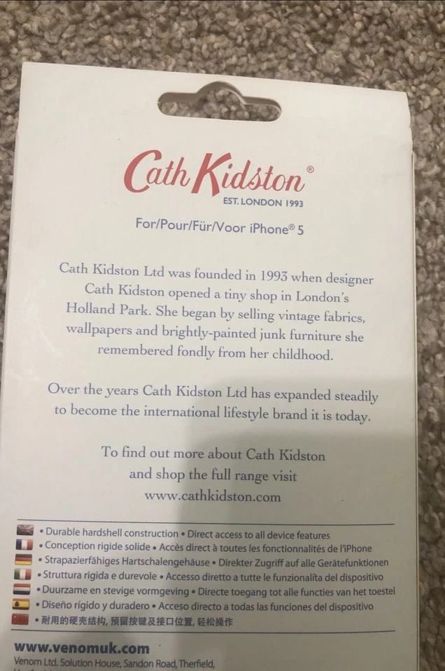 Cath Kidston iPhone 5 phone case - Image 4 of 4