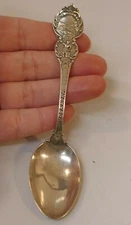 Vintage Mechanics Sterling Silver Company "Nebraska" Souvenir Spoon 