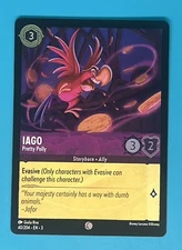Disney Lorcana: Into The Inklands - Iago - Pretty Polly - 40/204 FOIL