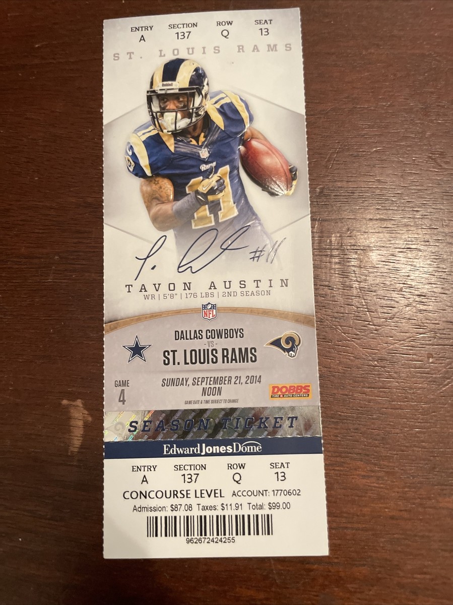 2014 St Louis Rams vs Cowboys Aaron Donald 2nd Pro Game