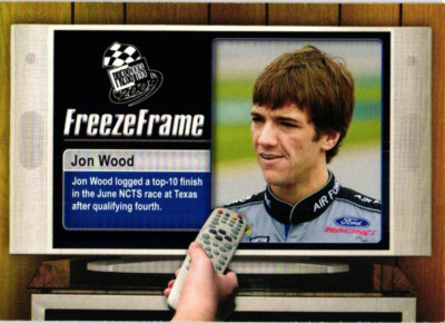 Jon Wood 2009 Press Pass Freezeframe/FF34/36